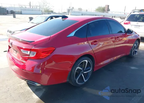 2021 Honda Accord Sport из США, поврежденный, VIN 1HGCV1F39MA092104